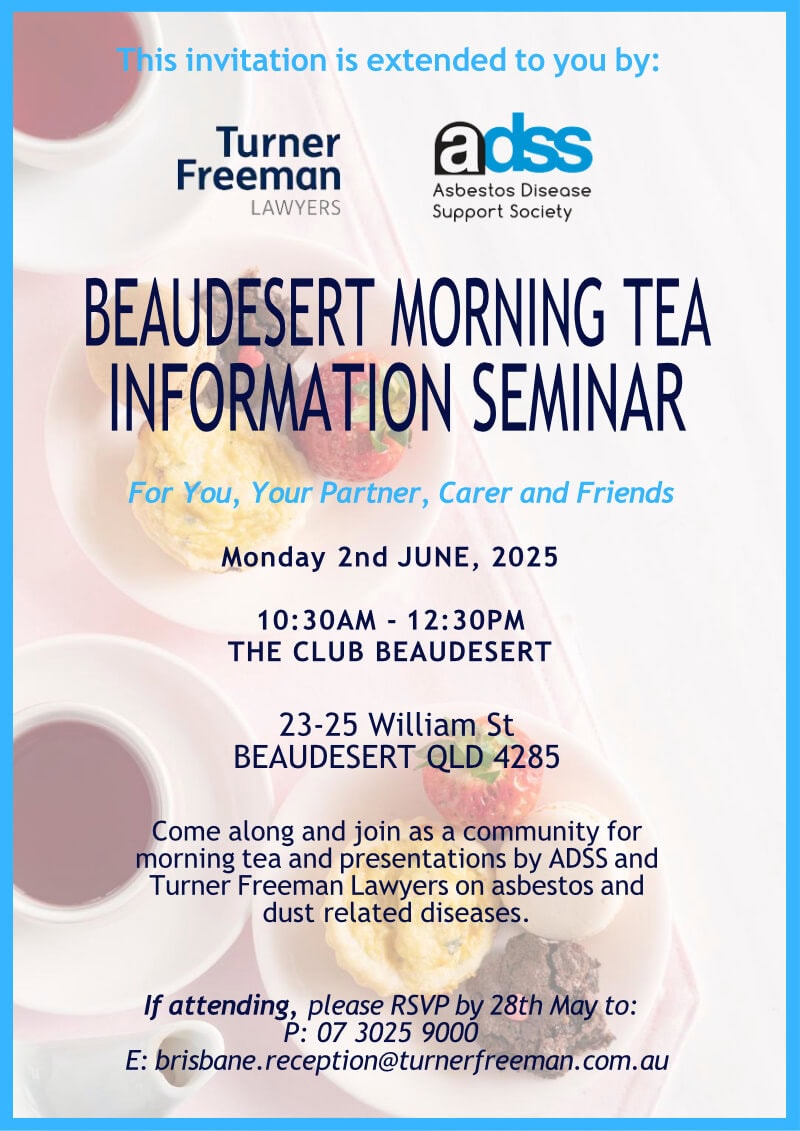 Beaudesert ADSS Morning Tea Invitation June 2025