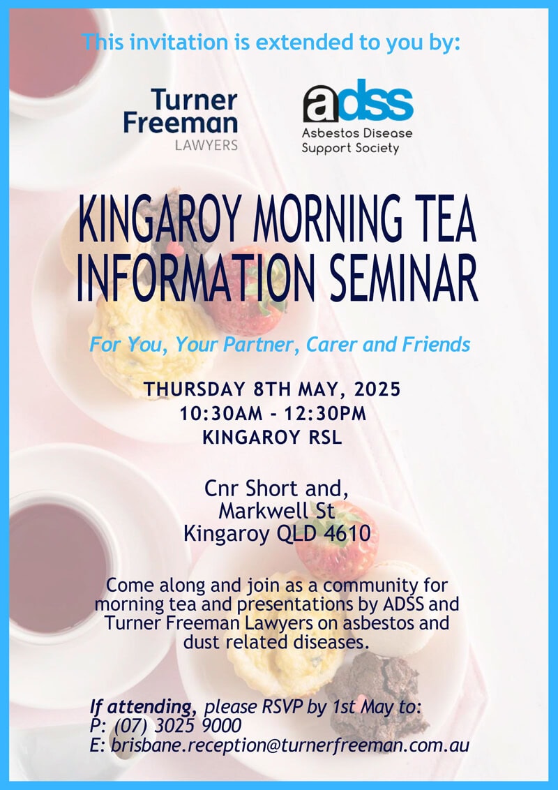 Kingaroy ADSS Morning Tea Invitation May 2025