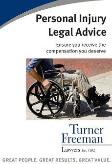 Turner Freeman Lawyers South Australia Personal Injury Brochure